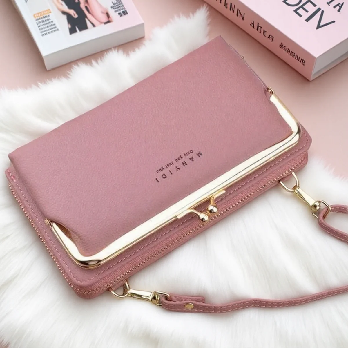 Elegant Women's Double-Layer Wallet Bag 8 Elegant Women's Double-Layer Wallet Bag - Image 8
