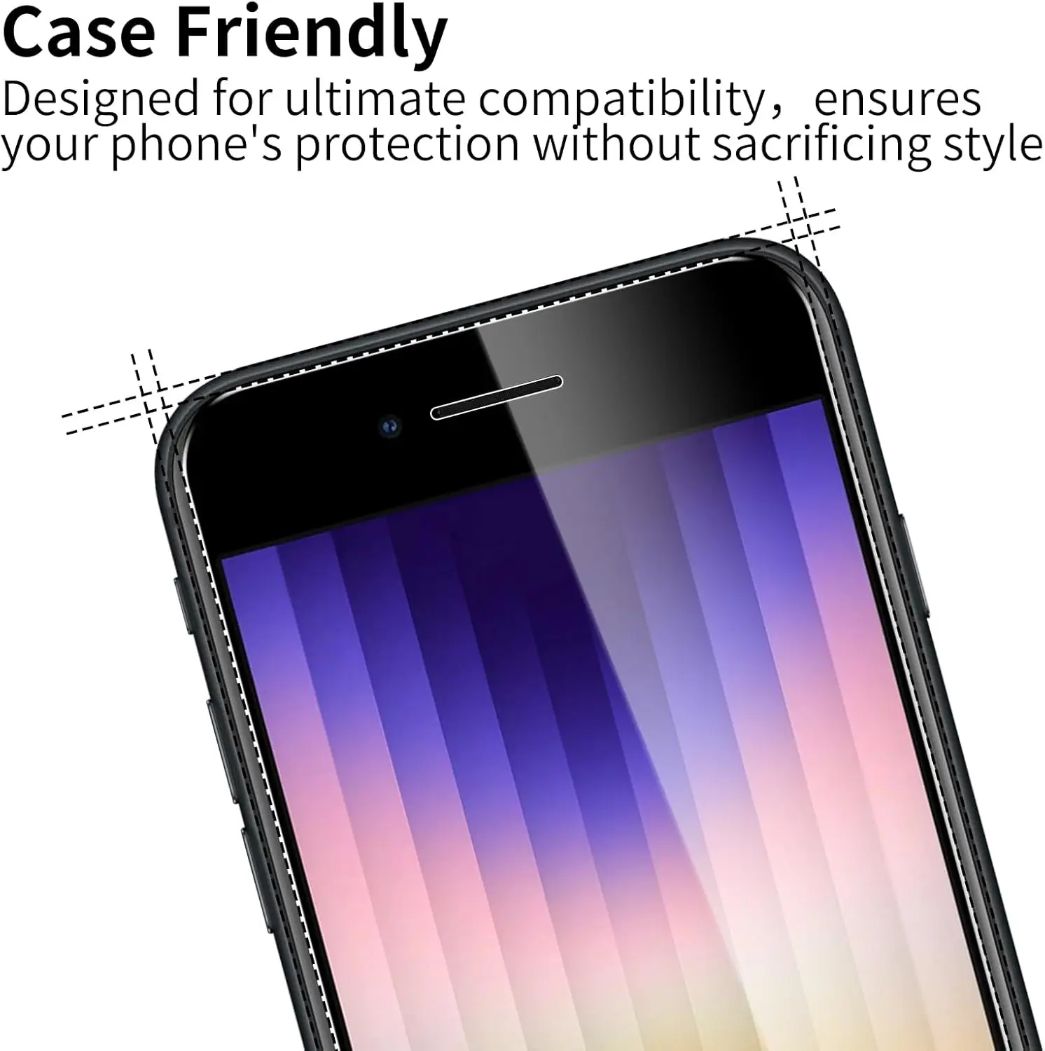 Set of 3 iPhone Tempered Glass Protectors 3 Set of 3 iPhone Tempered Glass Protectors - Image 3