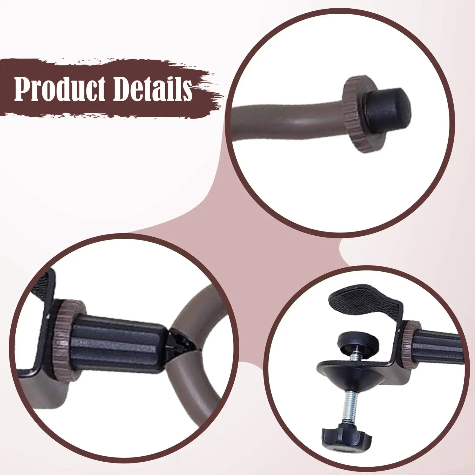 Clamp-On Instrument Rack Holder 17x5cm 5 Clamp-On Instrument Rack Holder 17x5cm - Image 5