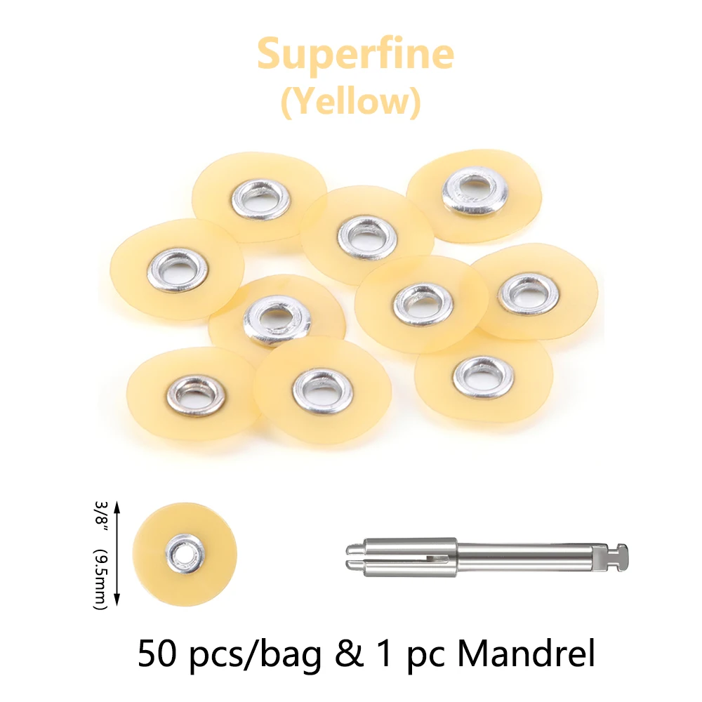 Color-Coded Dental Polishing Discs 50-Pack 7 Color-Coded Dental Polishing Discs 50-Pack - Image 7