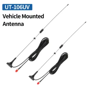 Dual-Band VHF/UHF Radio Antenna with SMA-F 15 S45971a375a554dde9e85dce0aba1f21cZ