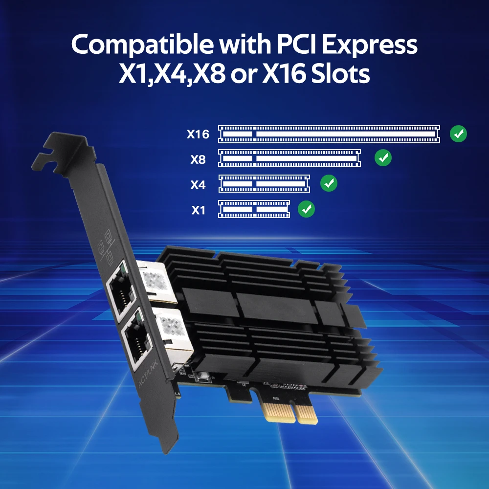 I226-V 2.5G Dual RJ45 PCIe Ethernet Adapter 3 I226-V 2.5G Dual RJ45 PCIe Ethernet Adapter - Image 3