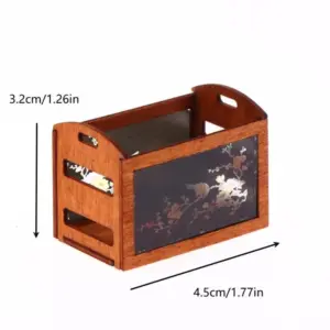Miniature Wooden Dollhouse Storage Baskets Set 19 S45a584cdcd2d49c9a78af6283c72f1b3I