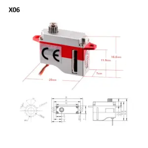 KST X06 Micro Servo Series for RC Gliders 13 S45b4c29797734969ad7ed62026c90ad79