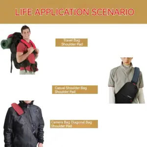 Stylish PU Leather Car Seat Belt Cover with Red Stitching 13 S45b755e0ab534fde94dfabe8c7ac8f41m