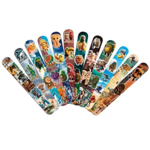 Colorful PVC Slap Bracelets for Kids 10 S45ba3f150baa4522b7dc1484d6b8f89c3