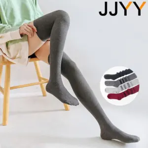 Over-The-Knee Striped Socks for Women