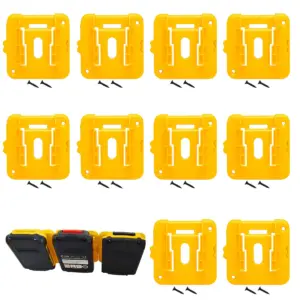 Bright Yellow Dewalt Battery Mount Holder