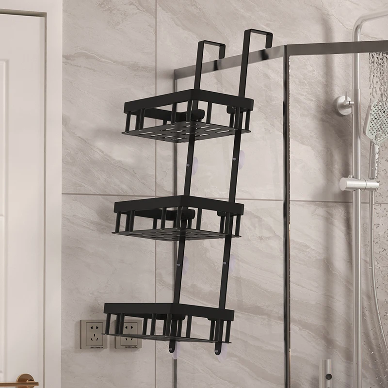 Wall-Mounted Bathroom Storage Rack 1123-3H 6 Wall-Mounted Bathroom Storage Rack 1123-3H - Image 6