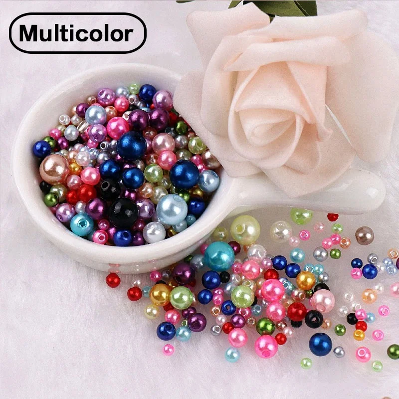 Multicolor Acrylic Spacer Beads Set (150 pcs) 7 Multicolor Acrylic Spacer Beads Set (150 pcs) - Image 7