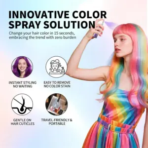 Vibrant Purple Hair Spray 30ml 12 S4718bc09845444b3aeb69de1026eb22fX