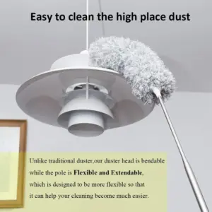Extendable Microfiber Duster for Home Cleaning 12 S476be6c663c74643a8048c030dcc85b0M