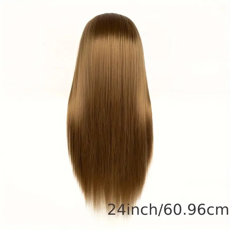 Gold 24-Inch Mannequin Head for Styling 4 Gold 24-Inch Mannequin Head for Styling - Image 4