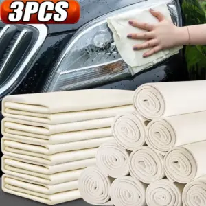 Natural Chamois Car Cloth 30x30 cm