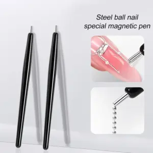 Magnetic Nail Art Pen with Steel Tip