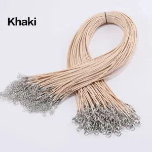 Colorful Leather Braided Jewelry Chains Set 16 S47945865097848ee874eb05151150008v