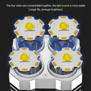 Tactical Outdoor Flashlight with Dual Light 10 S47a7621aecaf4407a564567568163e919