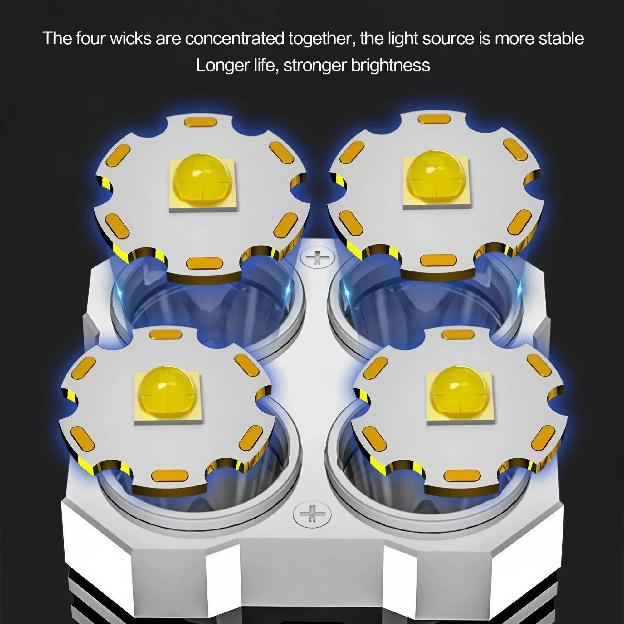 Tactical Outdoor Flashlight with Dual Light 4 Tactical Outdoor Flashlight with Dual Light - Image 4