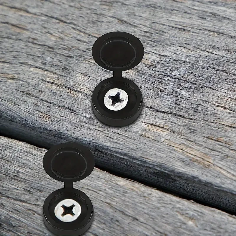 Plastic Screw Cap Covers Set – 13mm, 100 Pcs 2 Plastic Screw Cap Covers Set – 13mm, 100 Pcs - Image 2