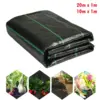 Heavy-Duty Garden Weed Barrier Fabric 1m x 10m/20m