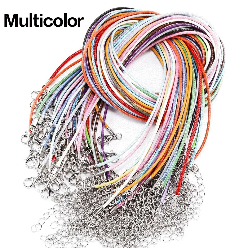 Colorful Leather Braided Jewelry Chains Set 6 Colorful Leather Braided Jewelry Chains Set - Image 6