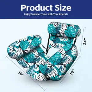 Vibrant Inflatable Floating Bed for Water Relaxation 15 S482814f55b344dd8818dfa44150ff45bP