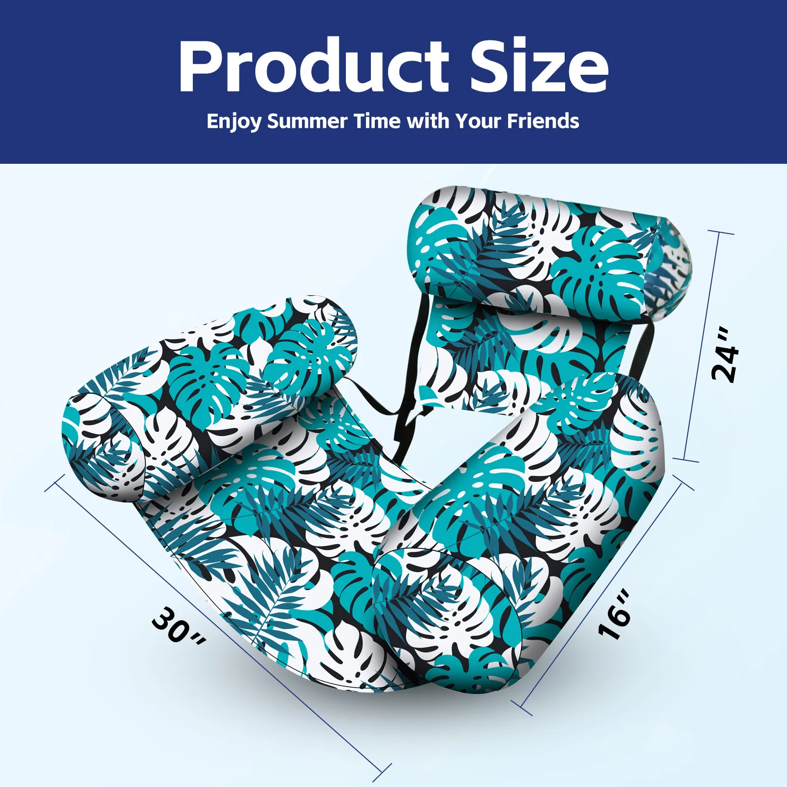 Vibrant Inflatable Floating Bed for Water Relaxation 6 Vibrant Inflatable Floating Bed for Water Relaxation - Image 6