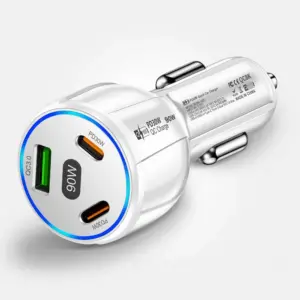 90W Fast Car Charger with 3 USB Ports 15 S483b923defcf47d99928ccb6a39b2b8eJ