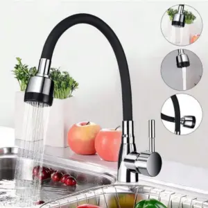 Modern Stainless Steel Kitchen Faucet