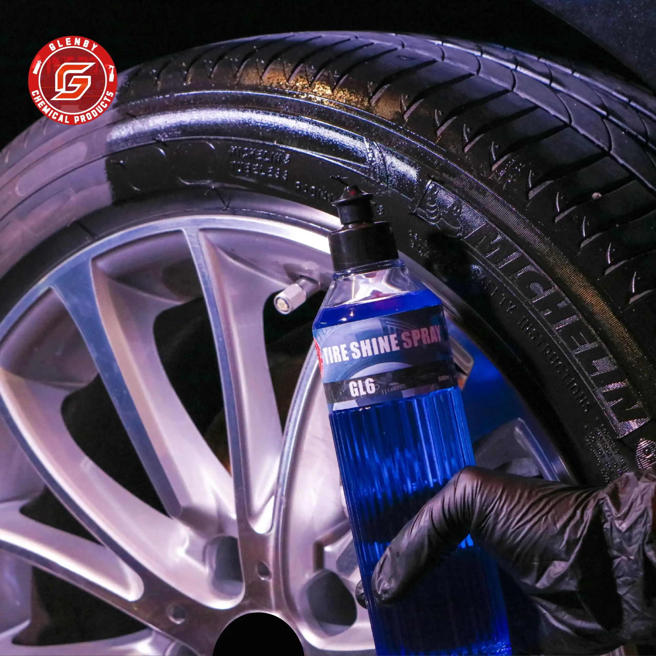 Black Wet Look Tire Shine Dressing 500ml 6 Black Wet Look Tire Shine Dressing 500ml - Image 6