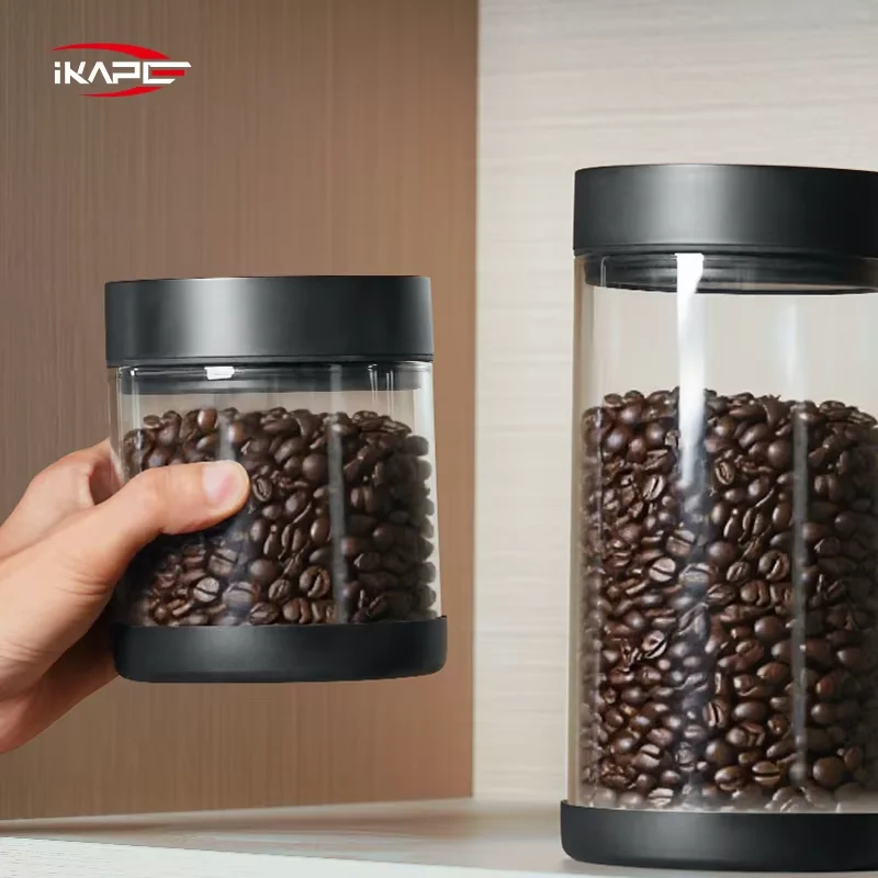 IKAPE Vacuum Coffee Container with Digital Display 1 IKAPE Vacuum Coffee Container with Digital Display
