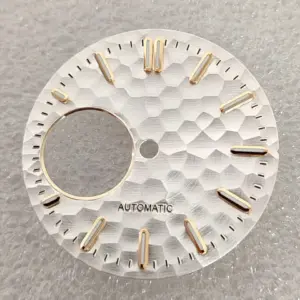 NH38 28.5mm Hammered Texture Watch Dial in Green 17 S495ecf493518443ca1bb02d01982e4e9Y