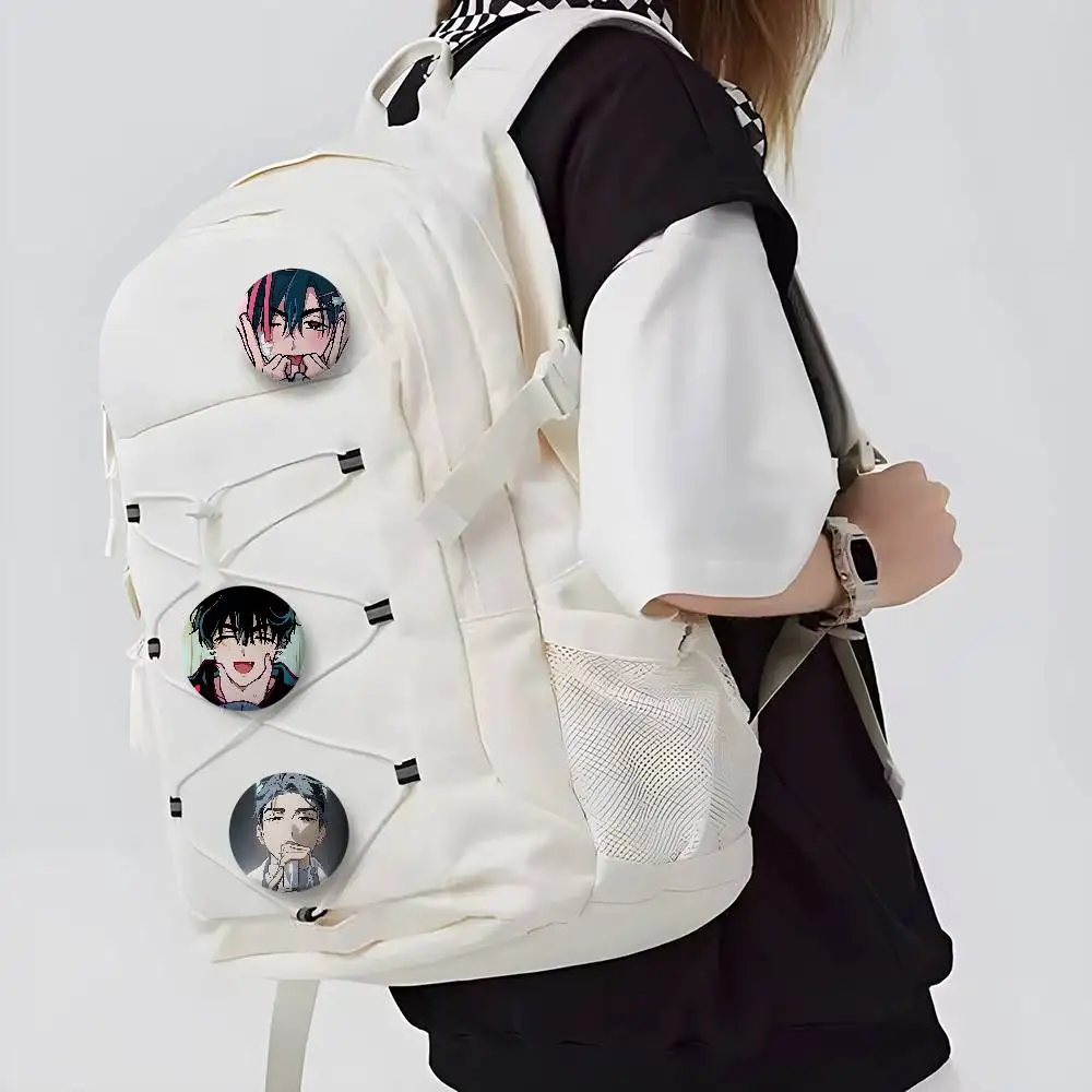 Vibrant Anime Boy Badge 32mm-75mm 4 Vibrant Anime Boy Badge 32mm-75mm - Image 4