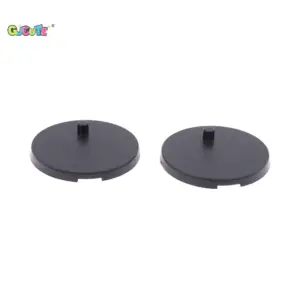 Set of 10 Black Action Figure Display Bases 12 S49cc7744d1334cebac9a8786bdbe435aT