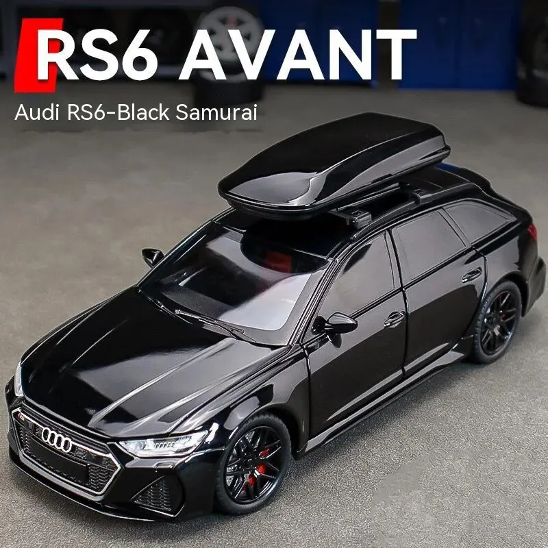 Black Edition RS6 Diecast Model Car 1:32 Scale 3 Black Edition RS6 Diecast Model Car 1:32 Scale - Image 3