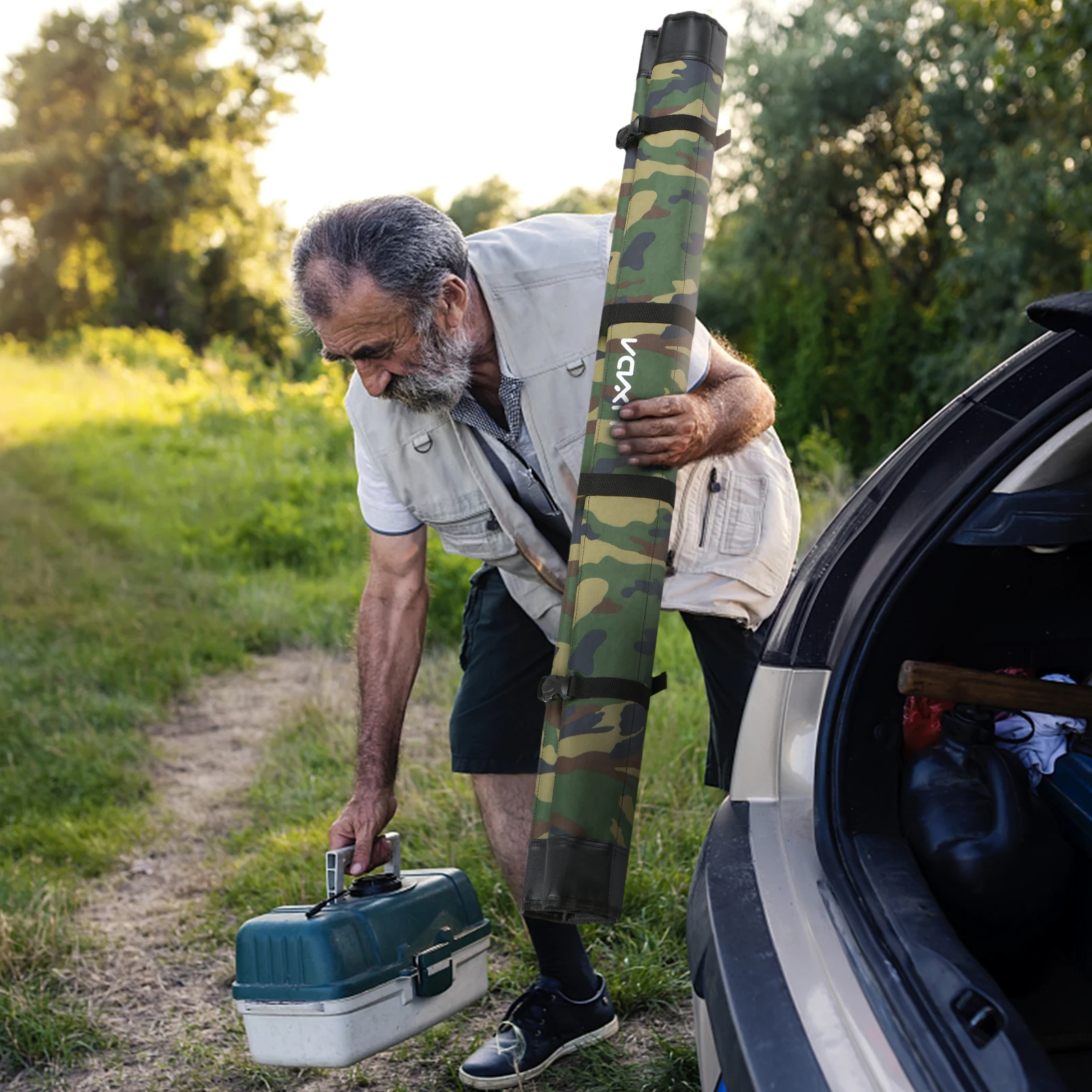 Durable Camouflage Fishing Rod Case 6 Durable Camouflage Fishing Rod Case - Image 6