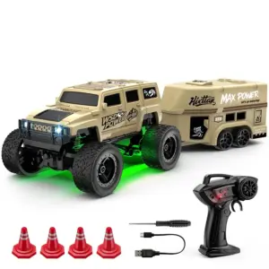 Mini Off-Road RC Truck with Trailer 19 S4a3eebdf7de54bd0b0f5c5984cb01d17c