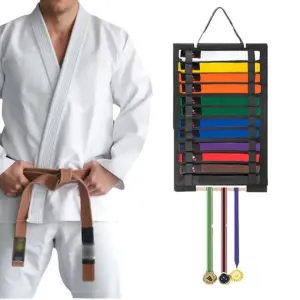 Portable Martial Arts Belt Display Stand