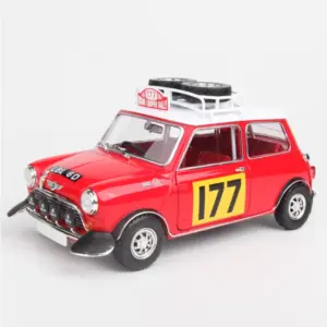 Vibrant Red Mini Cooper #177 Diecast Model 7 S4a8fbbbb3b6f4016a7cb1fc865c71f95B