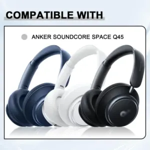 Replacement Leather Ear Pads for Q45 Headphones 12 S4a976b2e82704b889340155a4932bb3aH