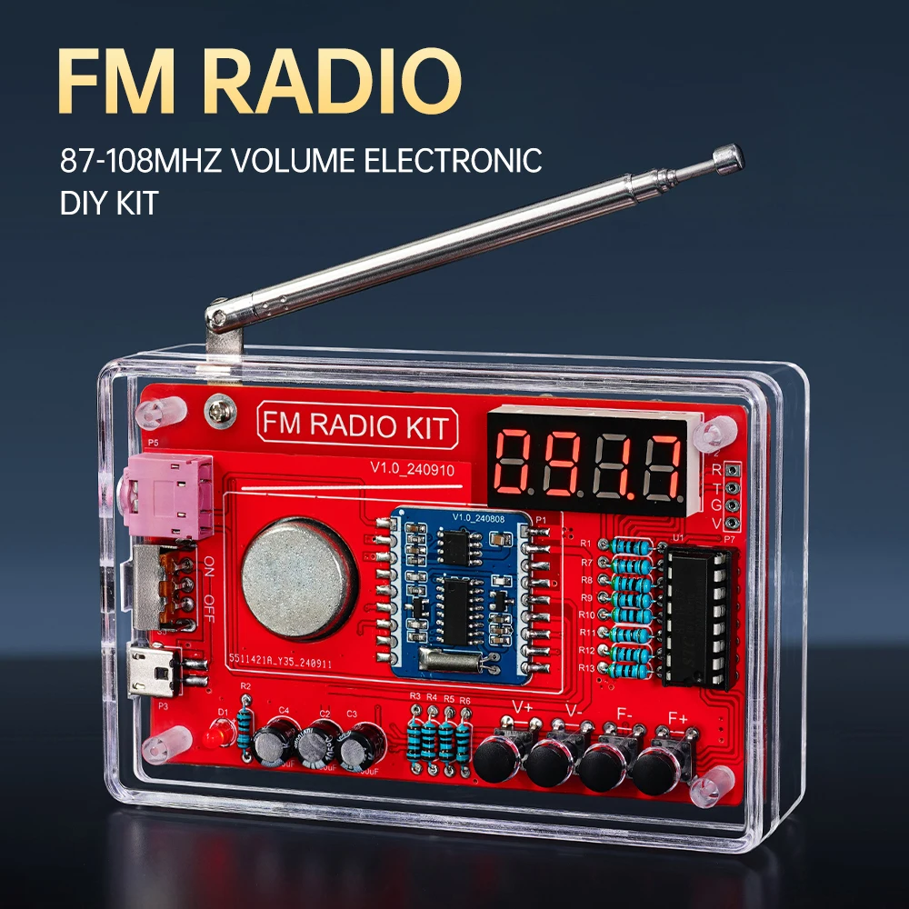 RDA5807 FM Radio DIY Kit for Enthusiasts 1 RDA5807 FM Radio DIY Kit for Enthusiasts