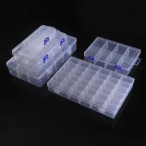 24-Grid Clear Plastic Storage Organizer 9 S4ac5fcabe97e4bc5bfa7e1e93ed3985fk
