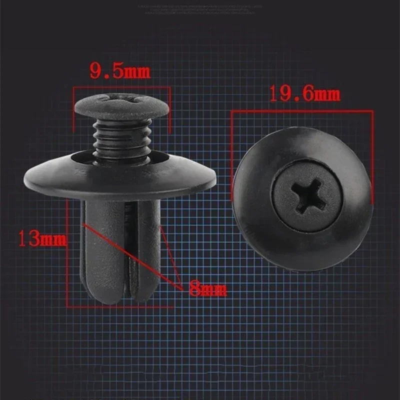 Black Automotive Rivet Set for Car Repair 4 Black Automotive Rivet Set for Car Repair - Image 4