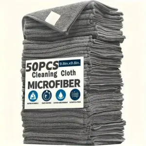 Microfiber Cleaning Cloths — Set of 10, 20, 50 17 S4be69db53b1443c29cc626a046ab4548y