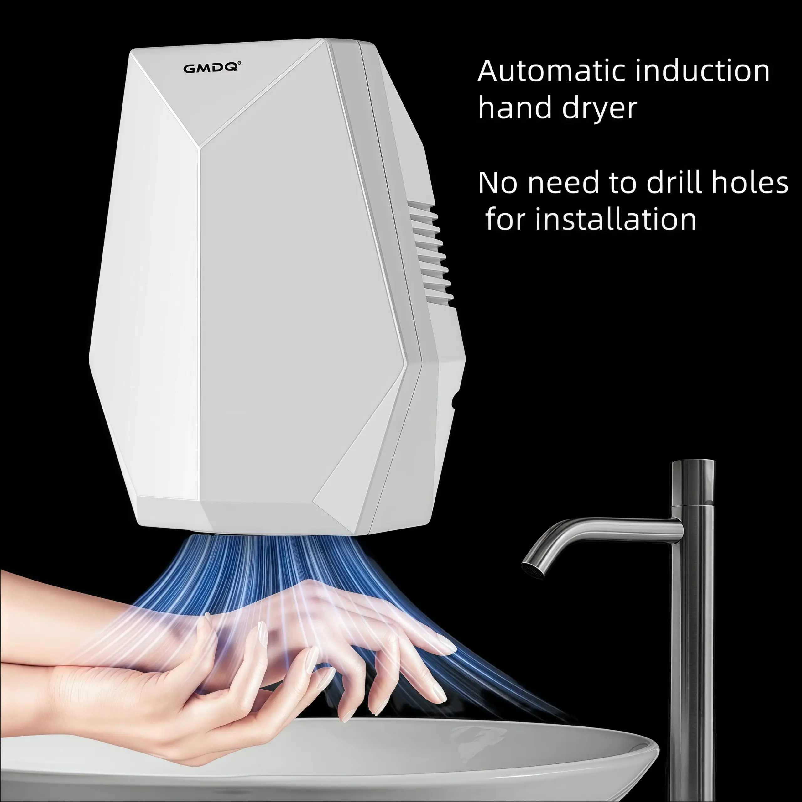 GMDQ G2 Mini Automatic Hand Dryer 2 GMDQ G2 Mini Automatic Hand Dryer - Image 2