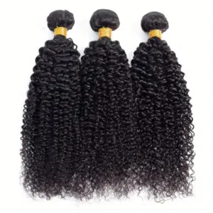 Kinky Curly Human Hair Extensions 8-32"