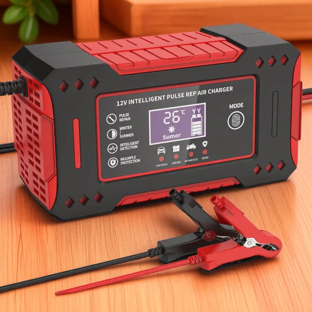 12V 6A Intelligent Battery Charger for Cars and Motorcycles 7 12V 6A Intelligent Battery Charger for Cars and Motorcycles - Image 7