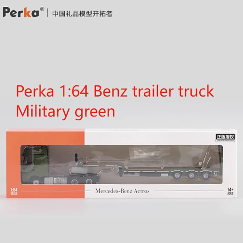 Military Green Diecast Truck Trailer Model 1:64 Scale 7 Military Green Diecast Truck Trailer Model 1:64 Scale - Image 7