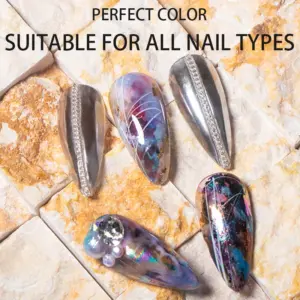 Silver Nail Foil Transfer Gel 16ml 8 S4c54f1b0bb20463cad709a51c453eea0C