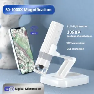 Wireless 1000X Electron Microscope for Smartphones 8 S4c64494d3cd943f7acff585a646fb2fch